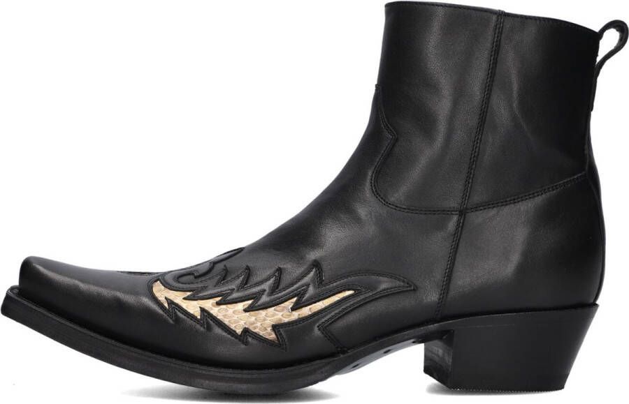 Sendra 12185p Laarzen Leer Heren Zwart