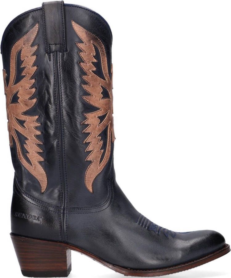 Sendra 12763 Cowboylaarzen Western Laarzen Dames Blauw