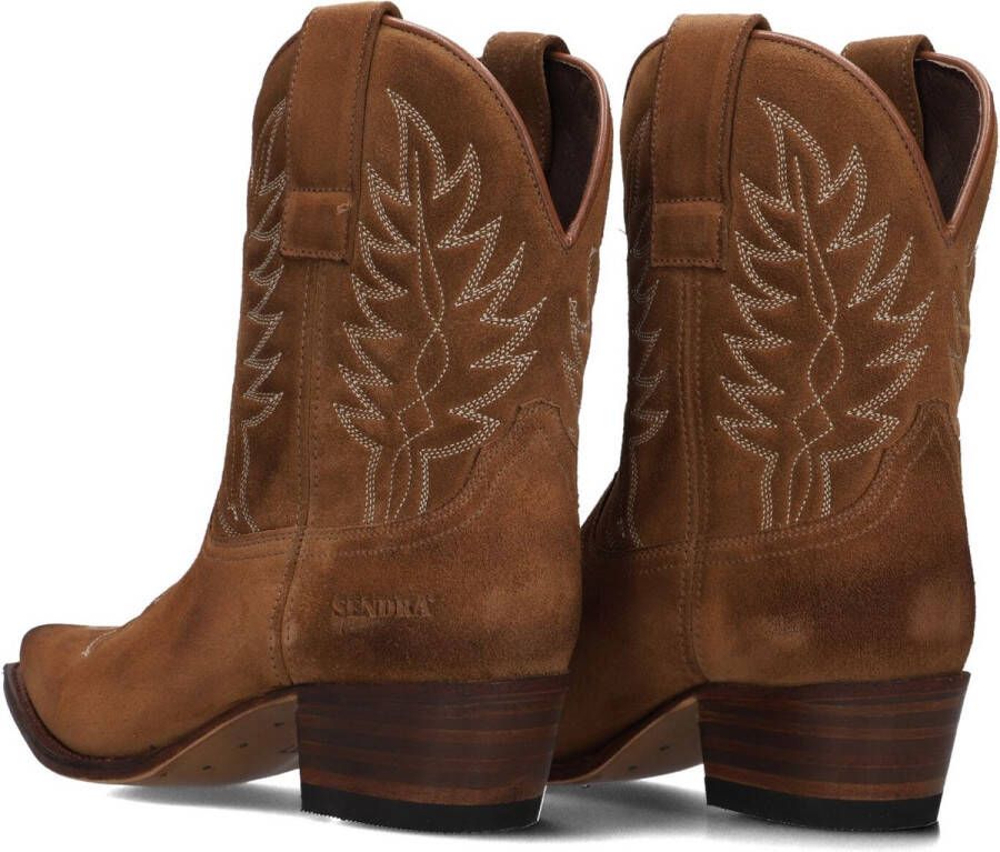 Sendra 18651 Laarzen Suède Dames Cognac