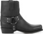 SENDRA Enkellaarsjes Dames 9077 Maat: 39 Materiaal: Leer Kleur: Zwart - Thumbnail 2