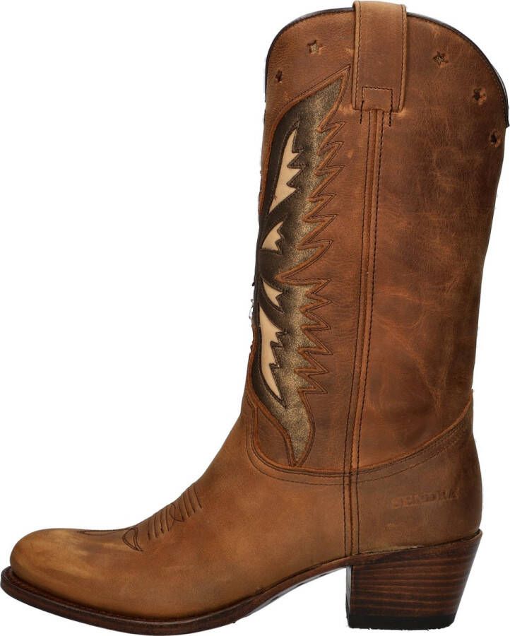 Sendra Debora 18821 dames cowboylaars Bruin multi