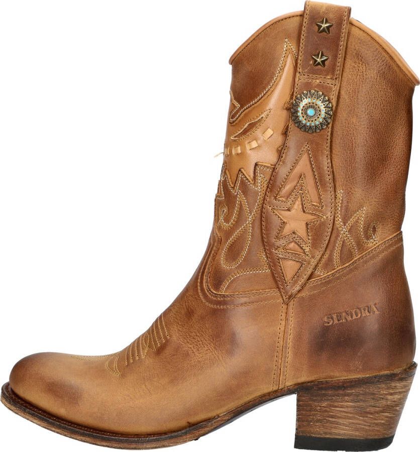 Sendra Debora Insa dames cowboylaars Bruin multi