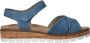 Sens Sandalen Dames Blauw - Thumbnail 3