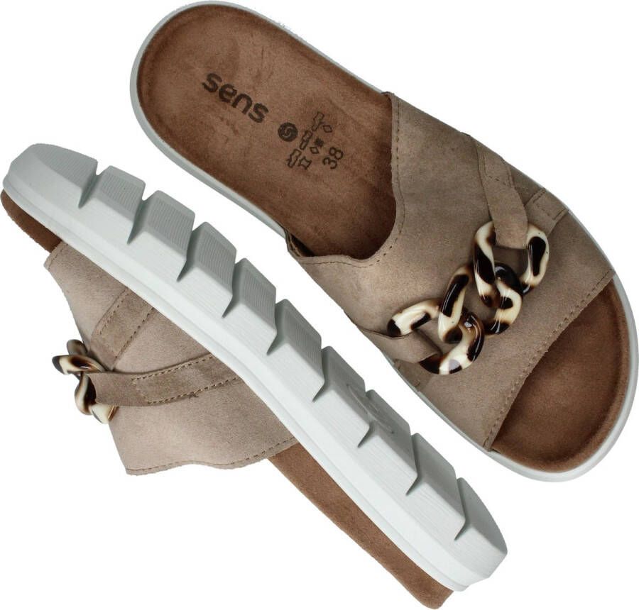 Sens Slippers Dames Taupe