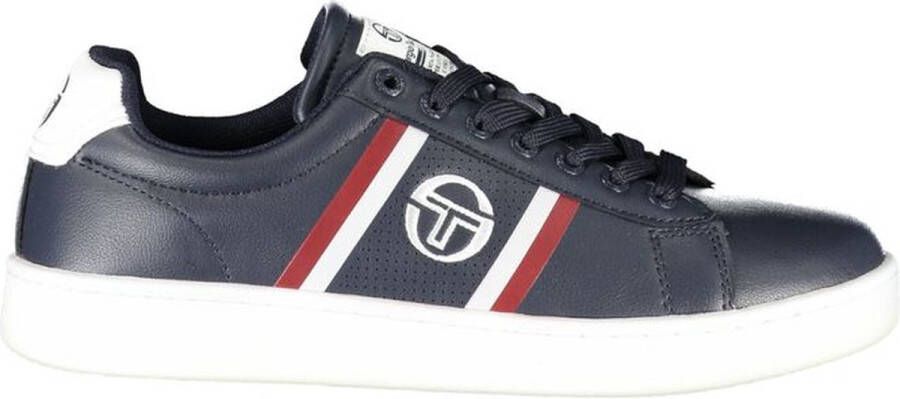 Sergio Tacchini Geborduurde Sneakers met Contrastdetail Blue Heren