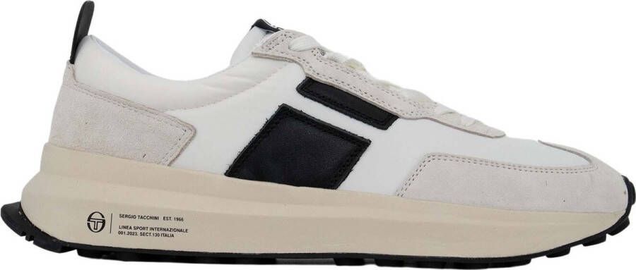 Sergio Tacchini Schoenen Wit Leer 70's neo runner sneakers wit