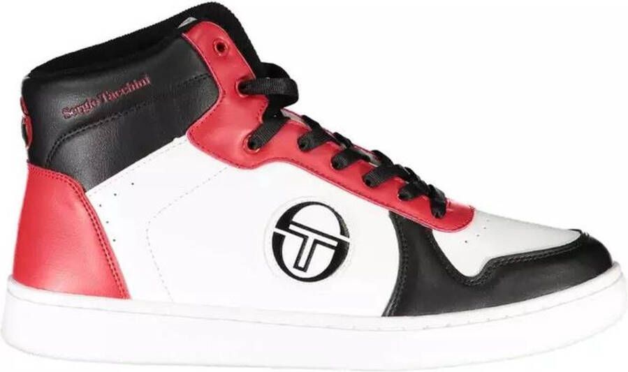 Sergio Tacchini Witte High-Top Sneakers met Elegante Details Multicolor Heren