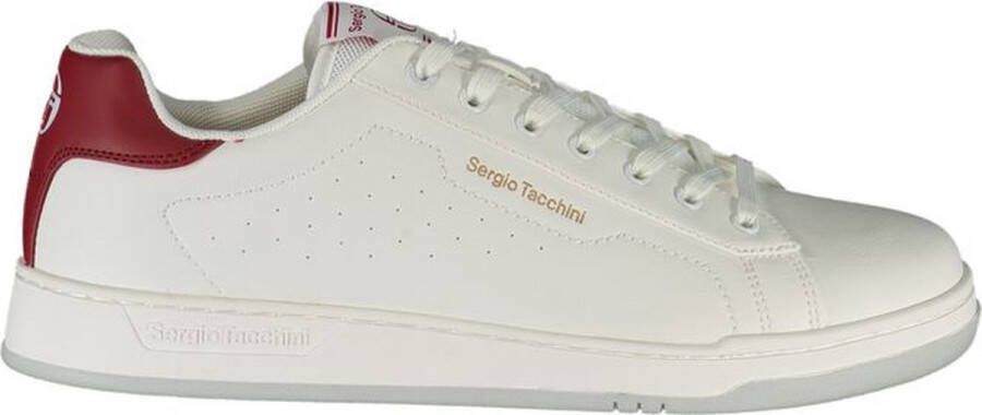 Sergio Tacchini Witte Sneakers met Contrasterende Details White Heren