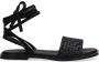 SHABBIES Sandalen Dames 170020172 Maat: 38 Materiaal: Leer Kleur: Zwart - Thumbnail 2