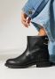 Shabbies Amsterdam Shabbies Alyd Ankle Boot Enkelboots Enkellaarsjes Dames Zwart - Thumbnail 2