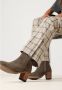 Shabbies Amsterdam Shabbies Lieve G Ankle Boot Enkellaarsjes Enkelboots met rits Dames Taupe - Thumbnail 2