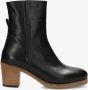 Shabbies Amsterdam Shabbies Lieve G Ankle Boot Enkellaarsjes Enkelboots met rits Dames Zwart - Thumbnail 2