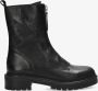 SHABBIES Enkelboots Dames Tirza Zipa Maat: 39 Materiaal: Leer Kleur: Zwart - Thumbnail 2