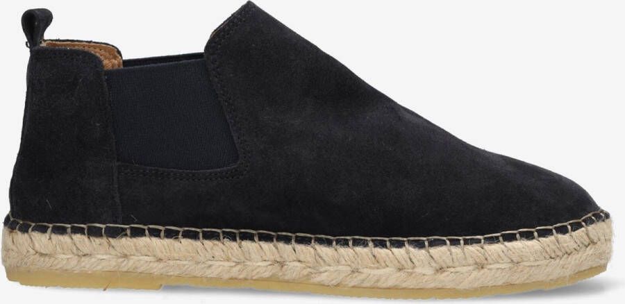 Shabbies Amsterdam Espadrille Elche Chelsea Donkerblauw