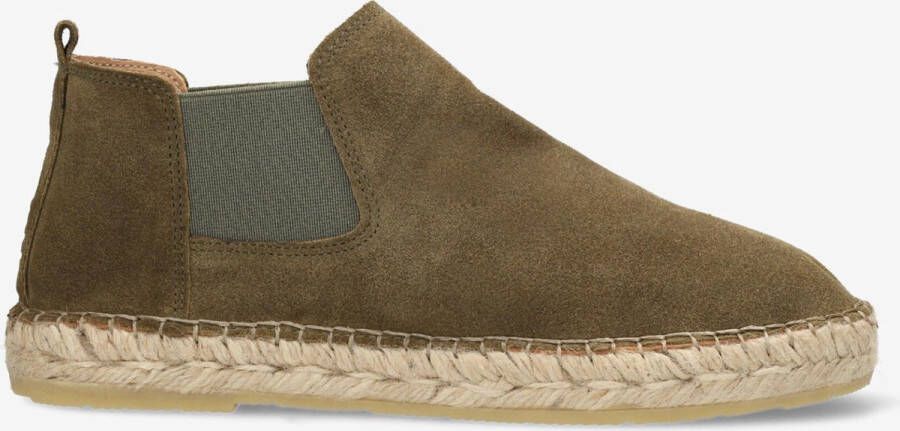 Shabbies Amsterdam Espadrille Elche Chelsea Kaki