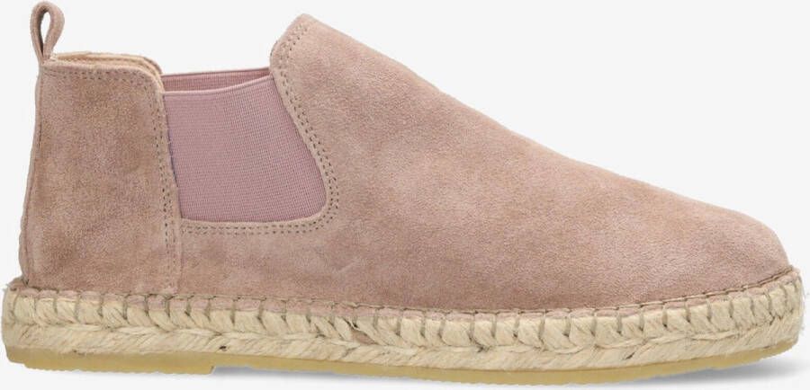 Shabbies Amsterdam Espadrille Elche Chelsea Licht Roze