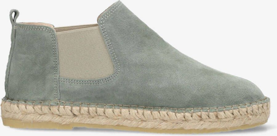 Shabbies Amsterdam Espadrille Elche Chelsea Sage Groen