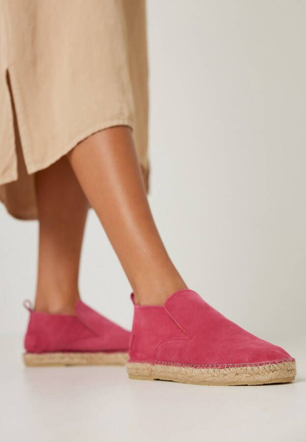 Shabbies Amsterdam Espadrille Elche Lofa Fuchsia Rose