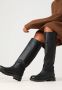 SHABBIES Hoge Laarzen Dames Alyd High Boot Maat: 36 Materiaal: Leer Kleur: Zwart - Thumbnail 2