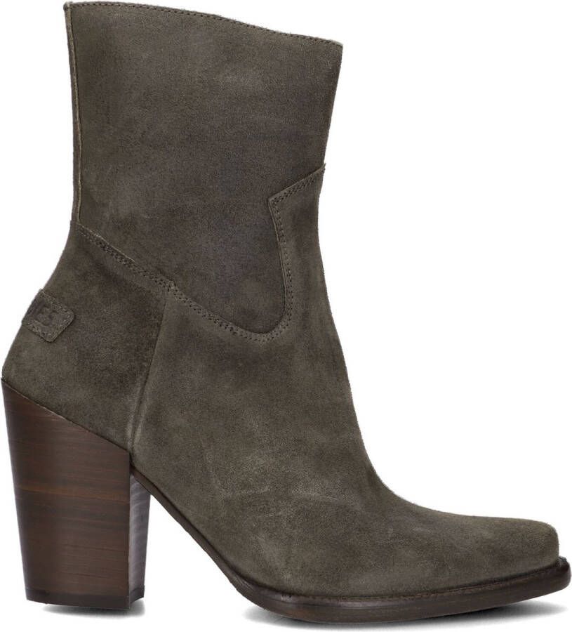 Shabbies 183020299 Enkellaarsjes Enkelboots met rits Dames Taupe