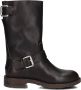 SHABBIES Biker Boots Dames Alyd Mia Maat: 41 Materiaal: Leer Kleur: Bruin - Thumbnail 2