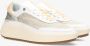 Shabbies Amsterdam Dames Sneakers Shabbies Chavi Maan Raffia White Silver Wit - Thumbnail 3