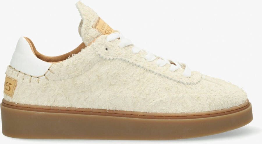 Shabbies Amsterdam Sneaker Bossa Oxford Hairy Suede Beige