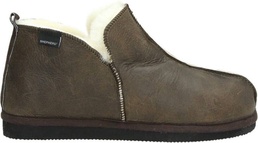 Shepherd Anton Heren Pantoffels Bruin