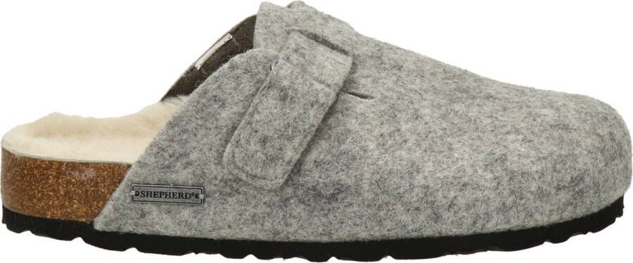 Shepherd Hilma dames pantoffel Licht grijs