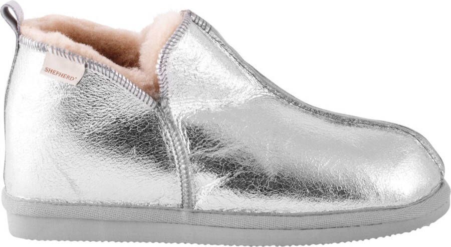 Shepherd of Sweden Annie slippers Silver 40 Dames Sloffen SILVER