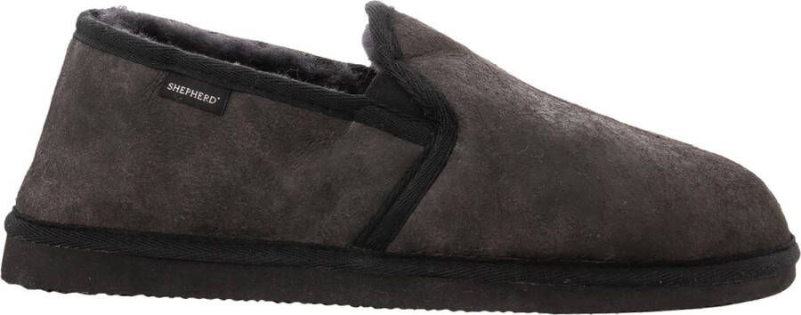 Shepherd of Sweden Bosse slippers Matt black 41 Heren Sloffen MATT BLACK