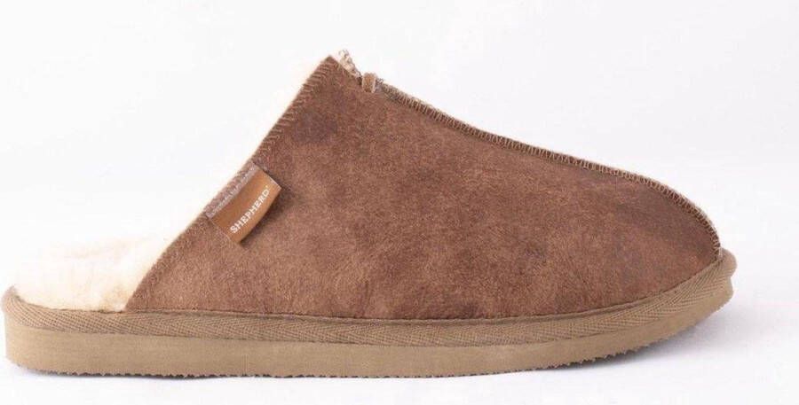 SHEPHERD OF SWEDEN Shepherd HUGO 1201052 Dames pantoffelsHeren pantoffels Cognac