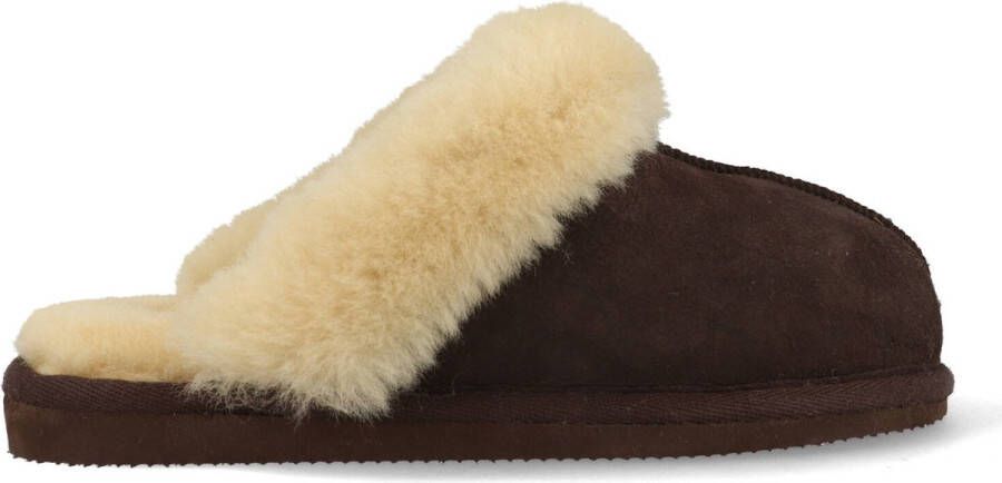 Shepherd Pantoffels Jessica 468137 Donker Bruin