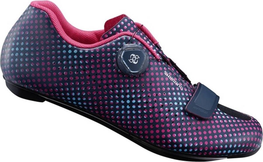 Shimano Rp501 Dames Race Fietsschoenen Navy Dot