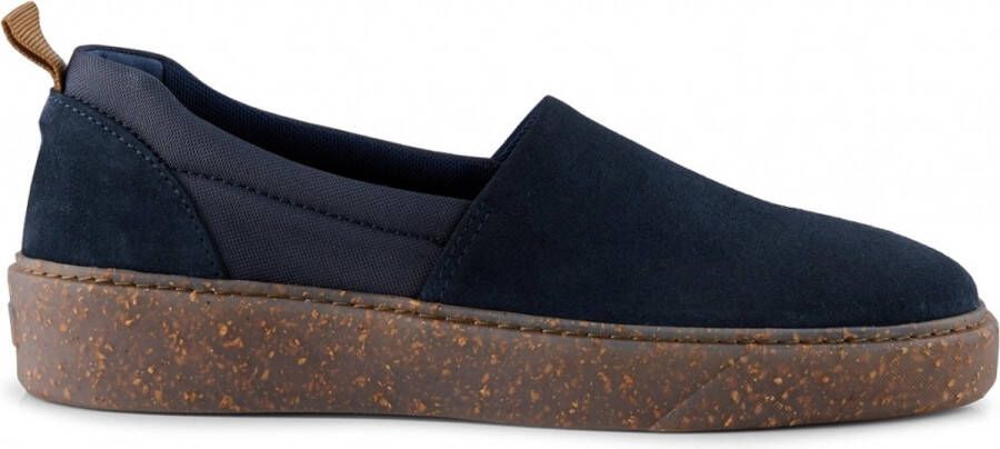 Shoe the Bear Jesper slip on suede Blauw Heren