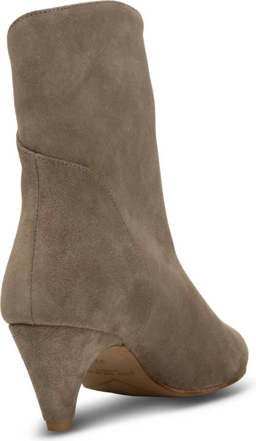 Shoe the Bear Paula Suède Enkellaars Taupe Beige Dames