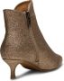 Shoe the Bear Glitter Leren Enkellaarsje Elegante Rits Brown Dames - Thumbnail 1