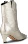 Shoe the Bear Metallic Western-geïnspireerde Puntige Neus Laarzen Gray Dames - Thumbnail 1