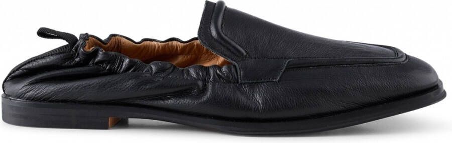 Shoe the Bear Erika loafer leer Zwart Graan Black Dames