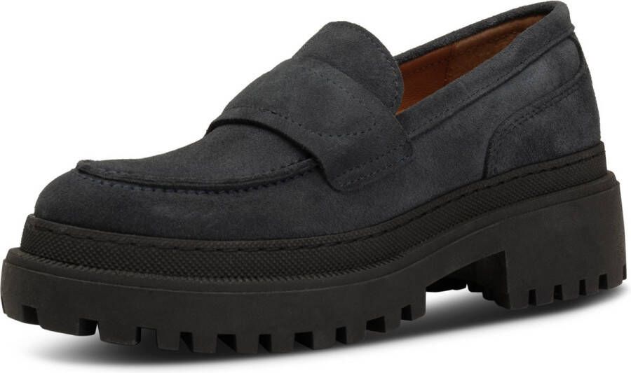 Shoe the Bear Chunky Loafer in donkerblauw suède Blue Dames