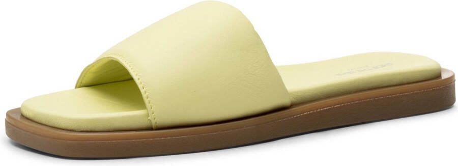 Shoe the Bear Krista Mule Leren Slipper Yellow Dames