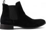 Shoe the Bear Klassieke Suede Chelsea Boots Zwart Heren - Thumbnail 1