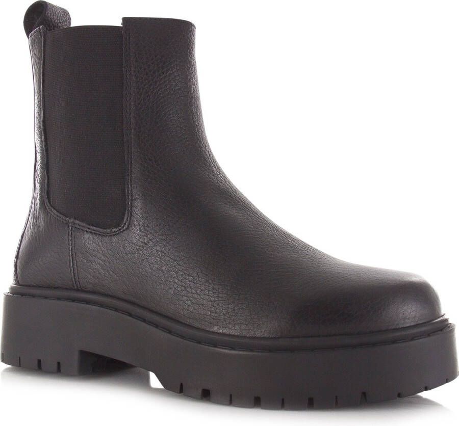 Shoecolate Leren chelsea boot Zwart Leer Chelsea boots Dames