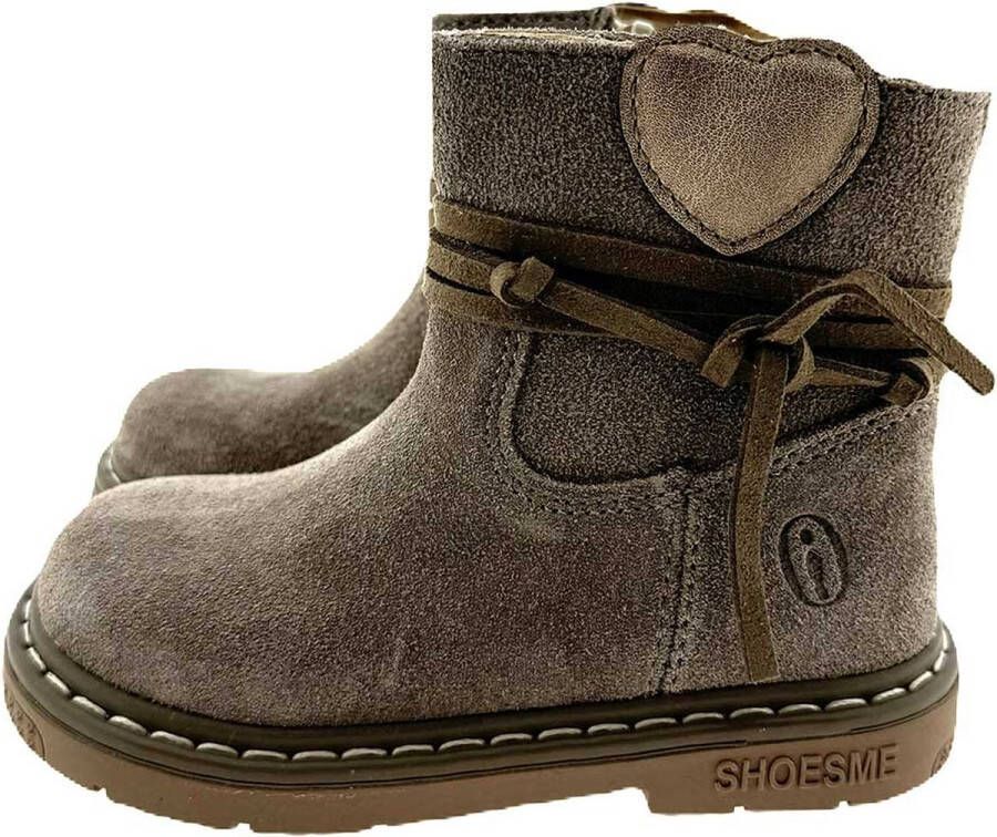 Shoesme B W002 Baby-Crepe boots lever taupe