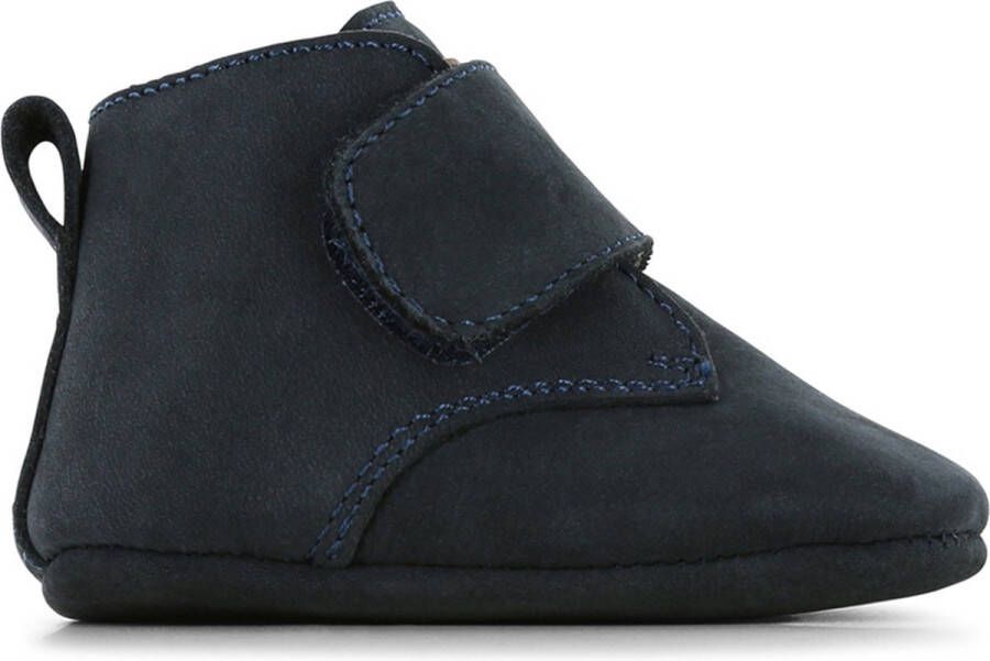 Shoesme Baby Babyslofjes Jongens Blue Leer