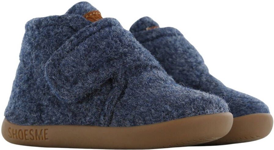 Shoesme Baby Babyslofjes Jongens Dark Blue Vilt