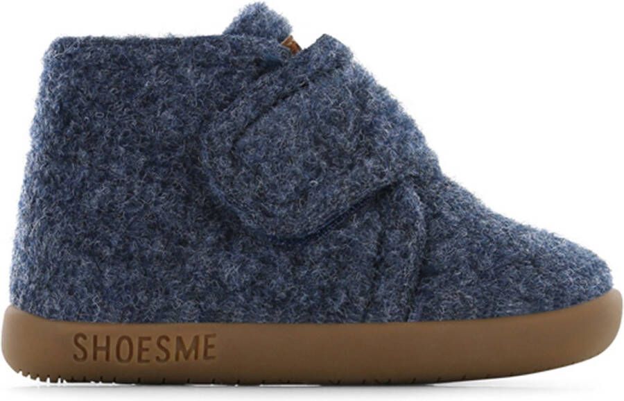 Shoesme Baby Babyslofjes Dark Blue Vilt