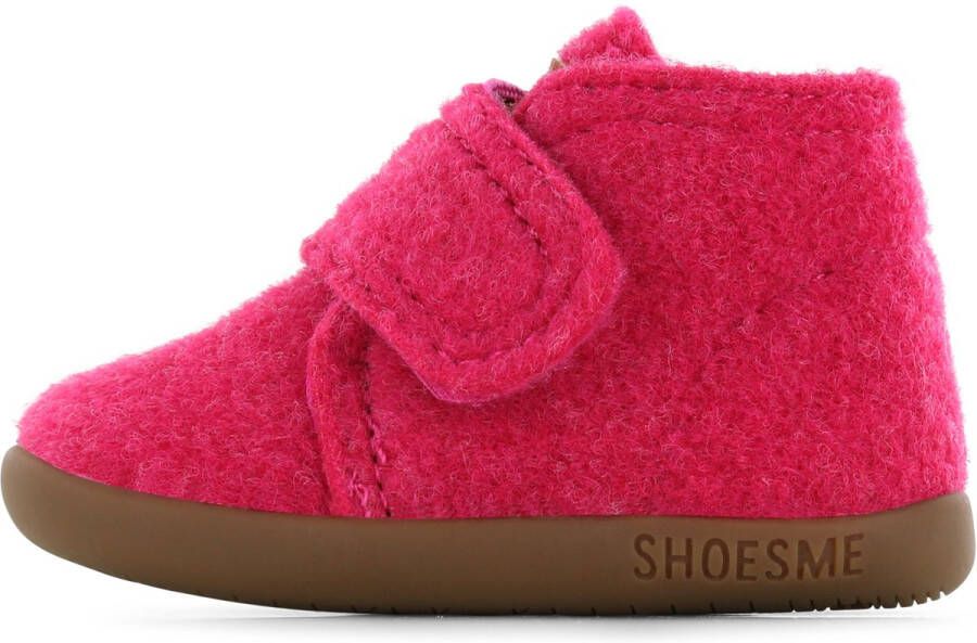 Shoesme Baby Babyslofjes Meisjes Fuchsia Vilt