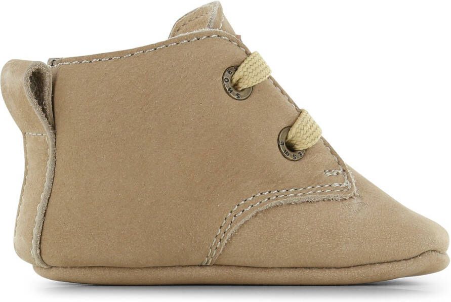 Shoesme Baby Babyslofjes Meisjes jongens BEIGE Leer