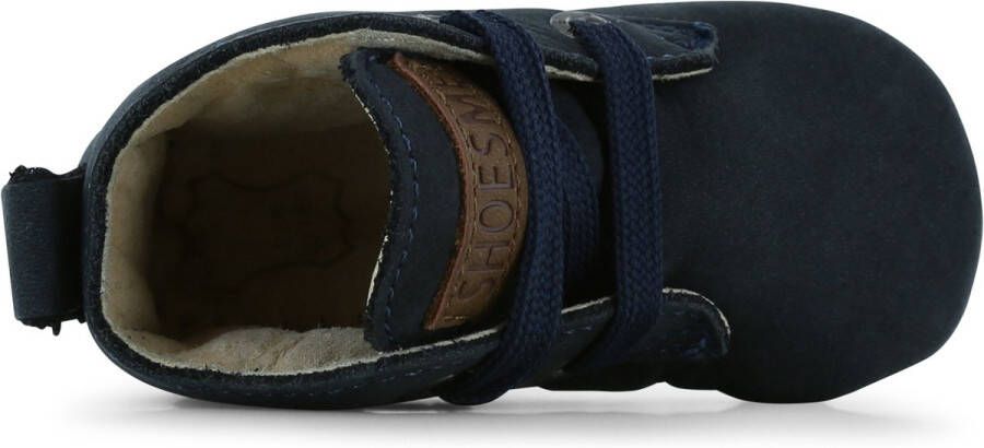 Shoesme Baby Babyslofjes Blue Leer